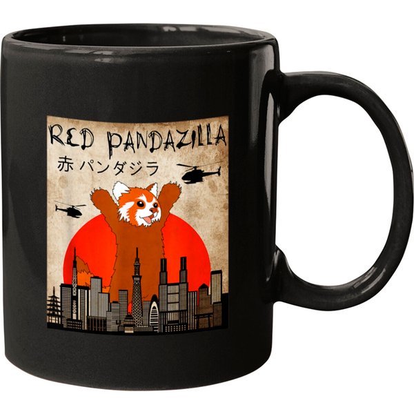 For Red Panda Lover Red Pandazilla 3117 Mugs-image