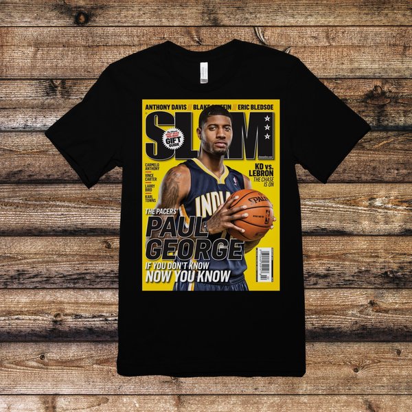 Paul George Vintage Slam Magazine Unisex T-Shirt-image