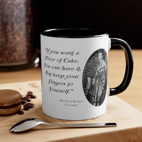 Gunsmoke Miss Kitty Accent Coffee Mug