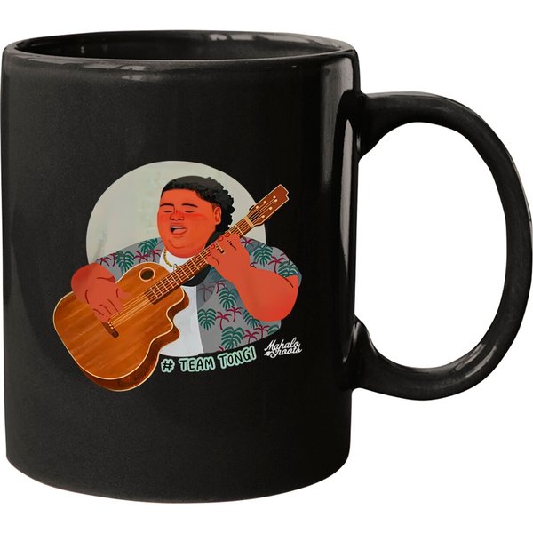 Team Tongi Mugs, Iam Tongi Red Mugs, Kahuku Hawaii Mugs