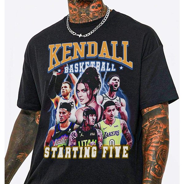 Kendall Starting Five Fan Shirt Loahaddian Kendall Jenner Team Shirt, Kendall Starting Five-image
