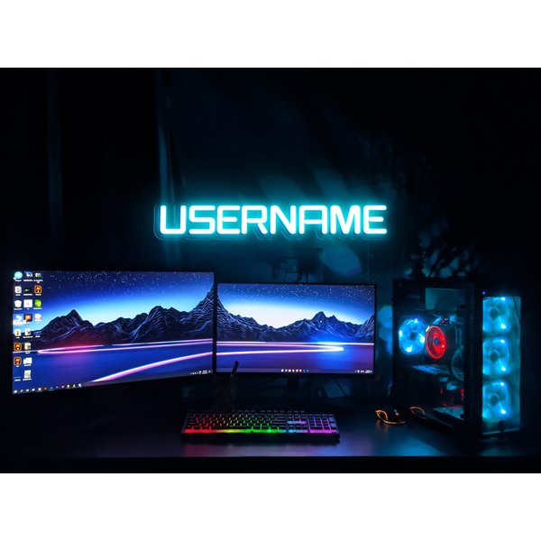 Custom Game Room Neon Sign, Personalize Gamer Light, Gamer Gift, Game Room Decor-image