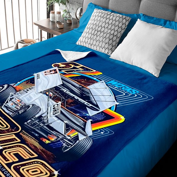 Limited Edition! 2021 Rico Abreu / Works Limited Sprint Car Baby Blankets-image