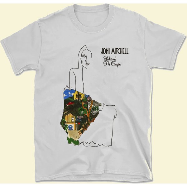 Ladies Of Canyon Joni Mitchell Folk Tee, Joni Mitchell Shirt-image
