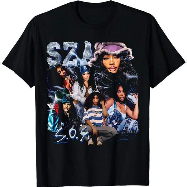 Vintage Wash Sza Sos Shirt, Good Days 90S-image