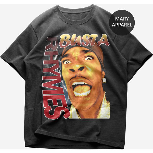 Busta Rhymes T-Shirt - Vintage Busta Rhymes Shirt-image