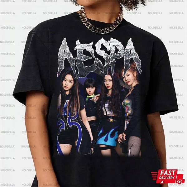 Aespa Vintage Members Shirt-image