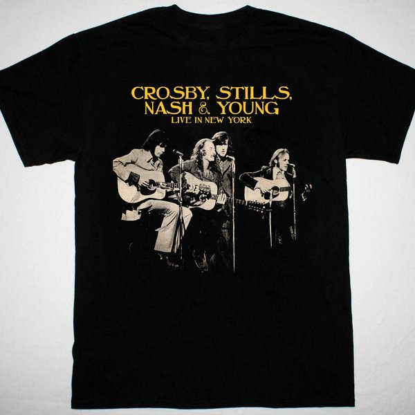Crosby Stills Nash Young Shirt, Crosby Stills Nash Young Live In New York Shirt-image