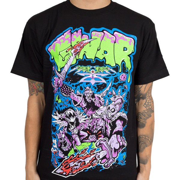Gwar Alien Decapitation T-Shirt, Vintage Gwar Mens Alien Decapitation Shirt,-image