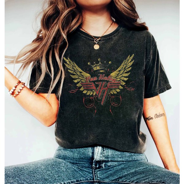 Van Shirt, Band Tee, Vintage Band Tee,-image