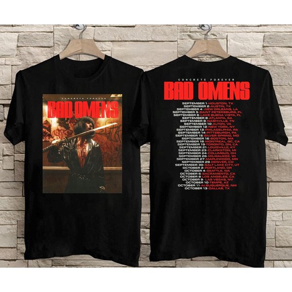 Bad Omens Concrete Forever Us Tour 2023 T-Shirt-image