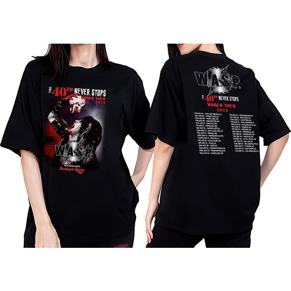 Wasp Shirt The 40Th Never Stops World Tour 2023 Shirt-image