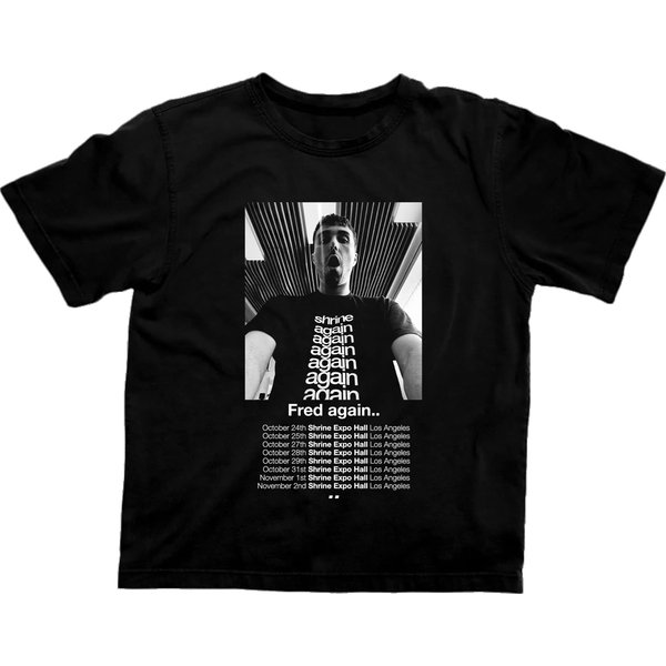 Fred Again Shrine Again Photo Graphic T-Shirt-image