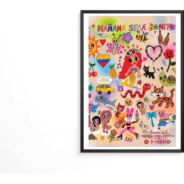 Karolg - Manana Sera Bonito Album Poster, Album Cover Poster-image