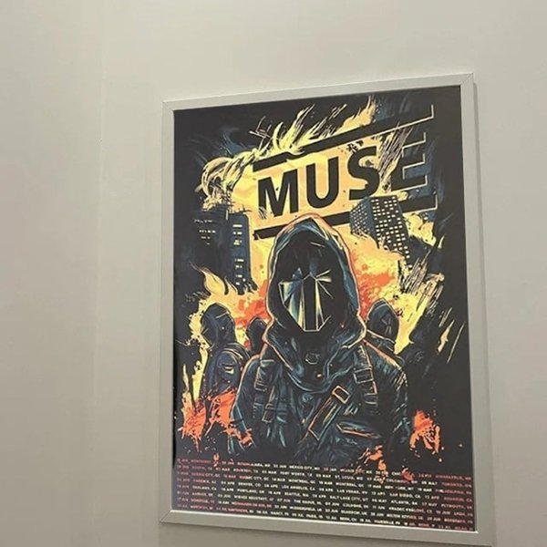 Muse Will Of The People Tour 2023 Poster, World Tour 2023 Poster-image