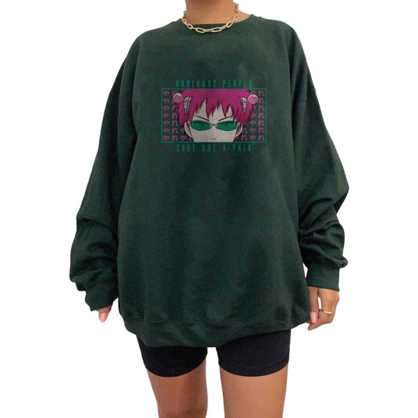 Saiki Kusuo Shirt, Japanese Anime, Saiki K Shirt, Unisex Sweatshirt-image