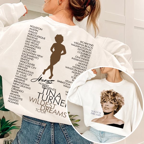 Vintage Tina Turner Wildest Dreams Tour 1996 Tee, Tina Turner Tour '96 Shirt, Tina Turner T-shirt