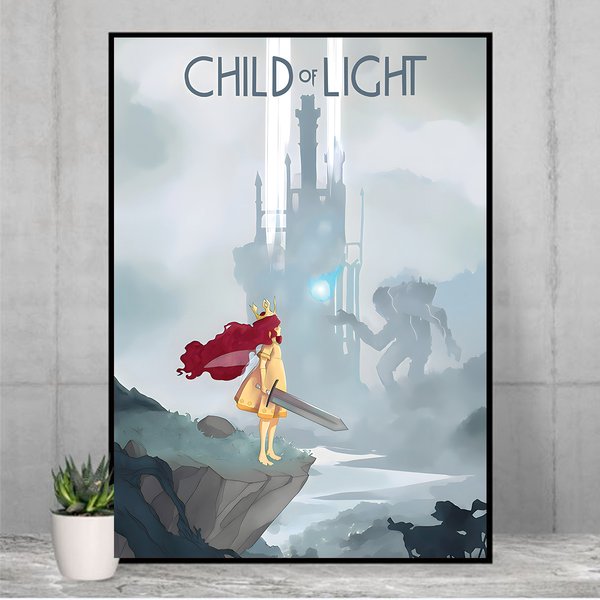 Child Of Light Premium Matte Vertical Poster-image