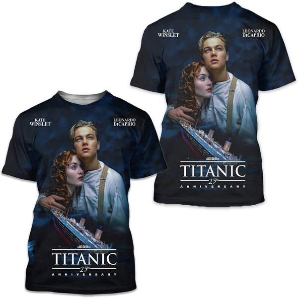 25Th Anniversary Titanic 3D T-Shirt-image