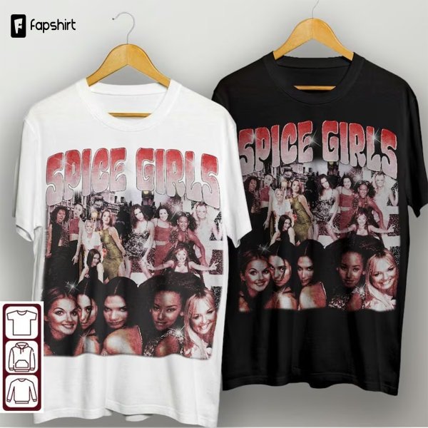 Spice Girls 90S Vintage Shirt, Spice Girls Bootleg Shirt-image
