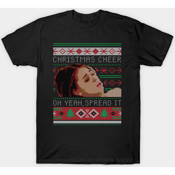 Christmas Cheer Oh Yeah, Spread It Christmas Sweater Meme - Meme - T-Shirt-image