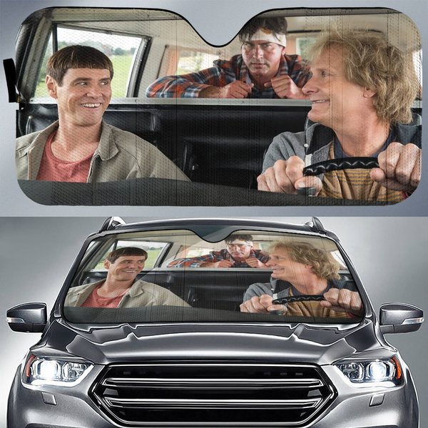 Dumb And Dumber Car Sunshade-image