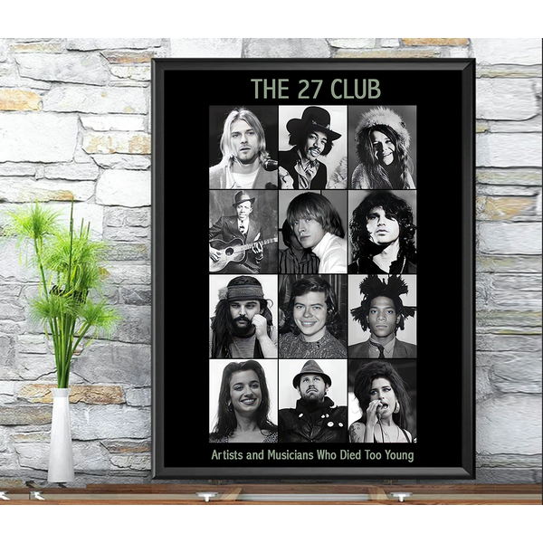 The 27 Club Poster Premium Matte Vertical Poster-image