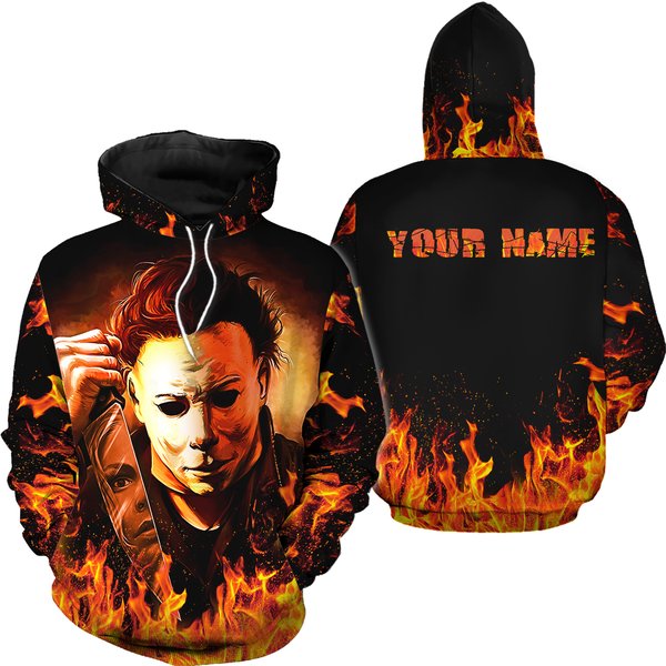 Personalized Michael Myers Hoodie, Scary Michael Myers Hoodie, Horror Movie Hoodie