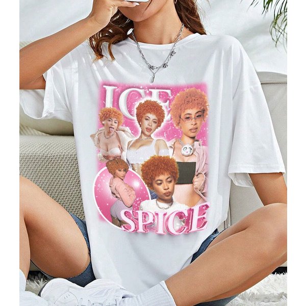 Ice Spice Music Gift Merch Shirt, Merch Vintage Album Boys A Liar Ice Spice 2023 American Rapper Shirt-image