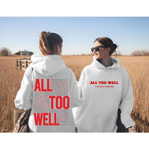 All Too Well Sweatshirt Or Hoodie Two S-image