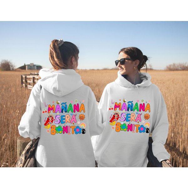 Manana Sera Bonito Two Side Printed Hoodie, Karol G Merch, Karol G Hoodie, Maana Sera Bonito Hoodie-image