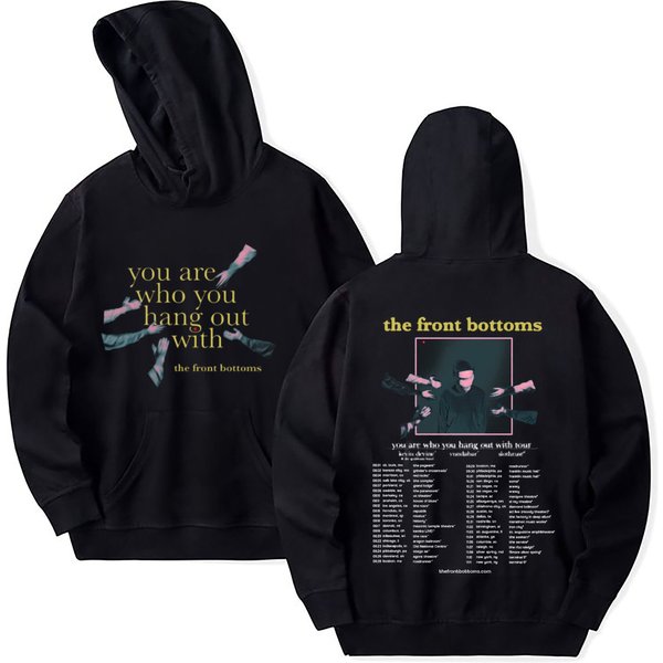 The Front Bottoms You Are Who You Hang Out With Tour Double Side Hoodie-image