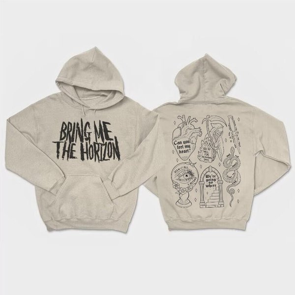 Bring Me The Horizon Doodle Art Double Side Hoodie-image