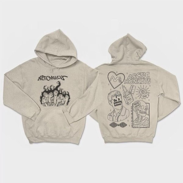 Arctic Monkeys Am Album Shirt, Arctic Monkey Double Side Hoodie-image