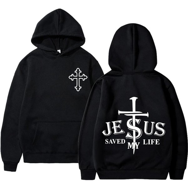 Jesus Saved My Life Hoodie-image