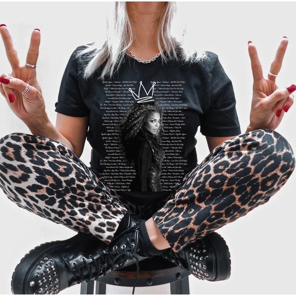 Together Again Tour 2023 Shirt, Janet Songs Shirt, The Queen Of Pop T-Shirt, Janet Jackson Shirt, Pop Music Concert Tshirt-image