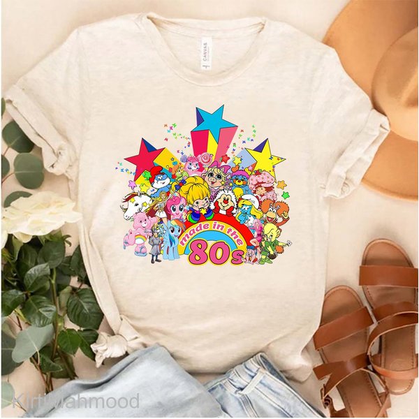 80S Cartoon Friends Nostalgia Shirt-image