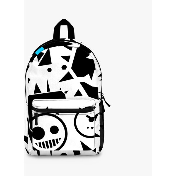Just Shapes And Beats Black And White Design Backpack-image