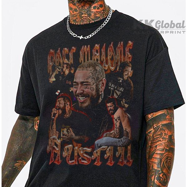 Post Malone Austin Shirt, Post Malone Tour 2023 Graphic Tee-image