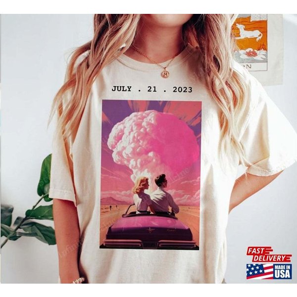 Barbenheimer Barbie Movie Oppenheimer T-Shirt-image