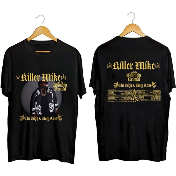 Killer Mike The High & Holy Tour 2023 Shirt, Rapper Killer Mike Fan Shirt, The High And Holy Concert Shirt-image
