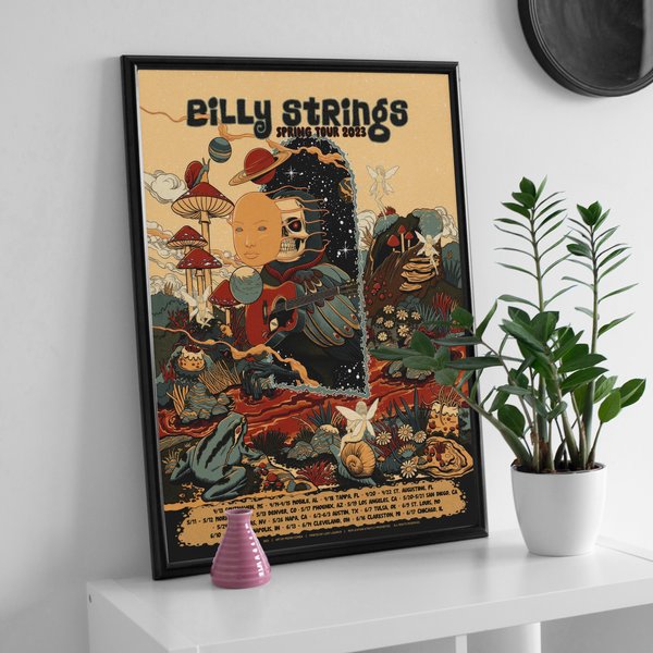 Billy Strings Spring Tour 2023 Poster-image