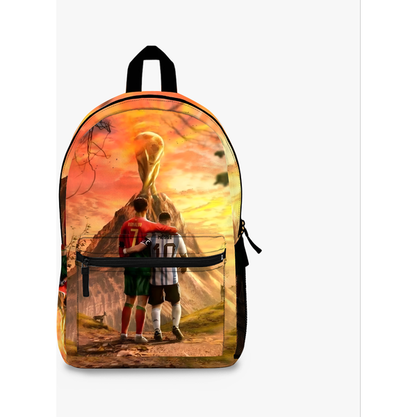 Cristiano Ronaldo Lionel Messi World Cup 2022 Backpack-image