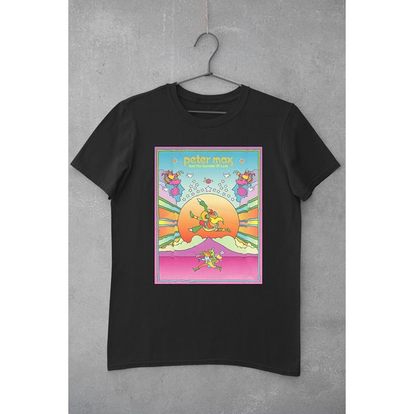 Wrangler Peter Max Summer Of Love Gift Birthday T Shirt-image