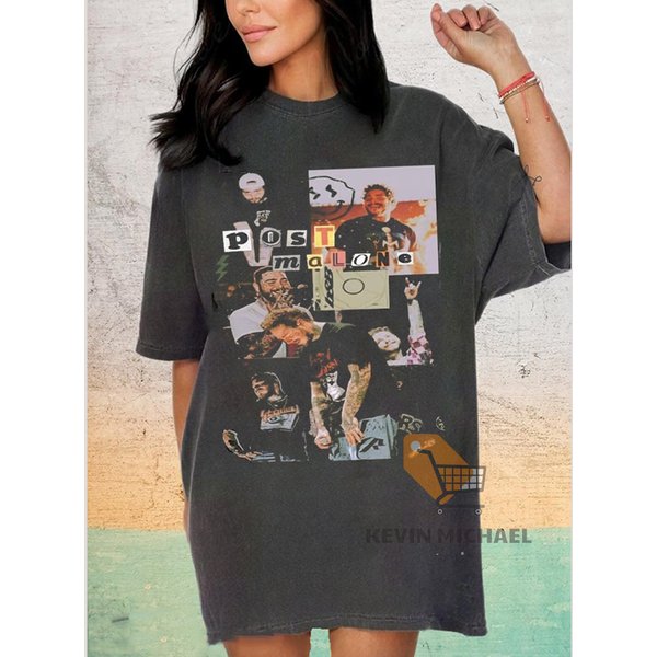 Vintage Post Malone Shirt - Music Merchandise-image