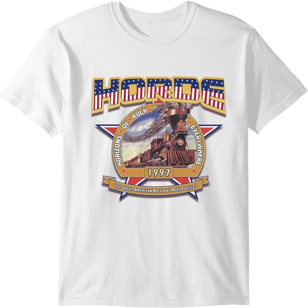 Vintage 1997 Horde Festival Neil Young T-Shirt-image