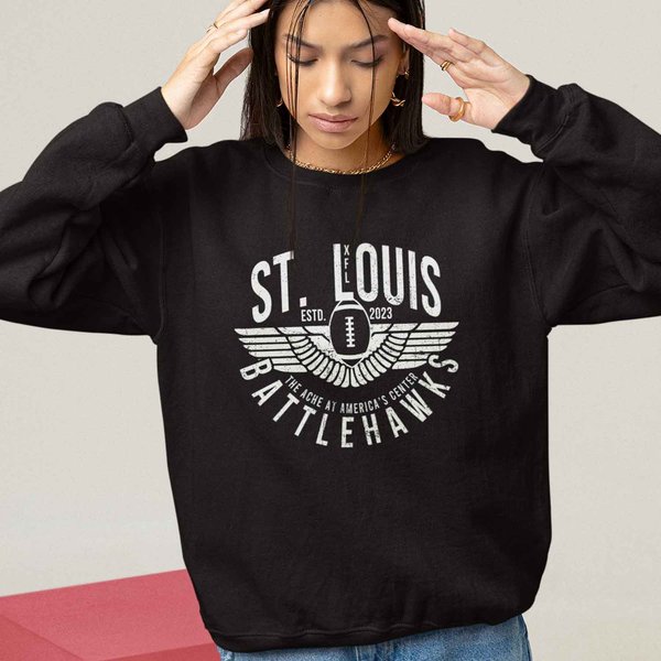 Xfl Sweatshirt - St. Louis Battlehawks Sweatshirt-image