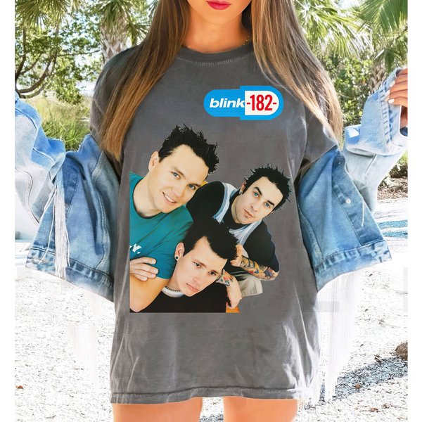 B182 Vintage T-Shirt, B182 Music Band T Shirt-image