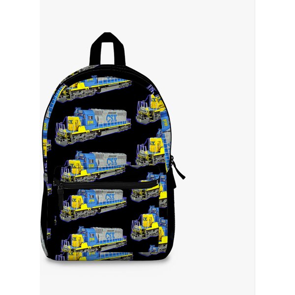 Freight Train Csx Engine Backpack-image