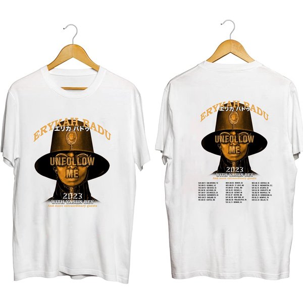 Erykah Badu Unfollow Me Tour 2023 Shirt, Erykah Badu 2023 Tour Shirt-image